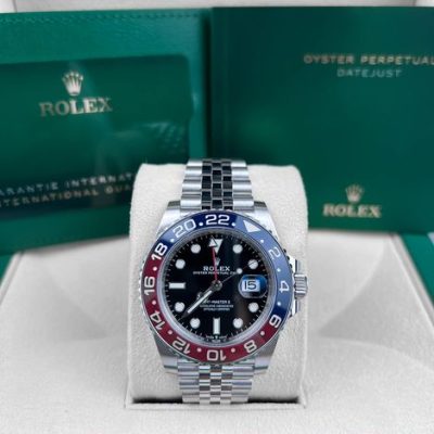 Rolex GMT Master II 126710 BLRO Mặt Đen "Pepsi"