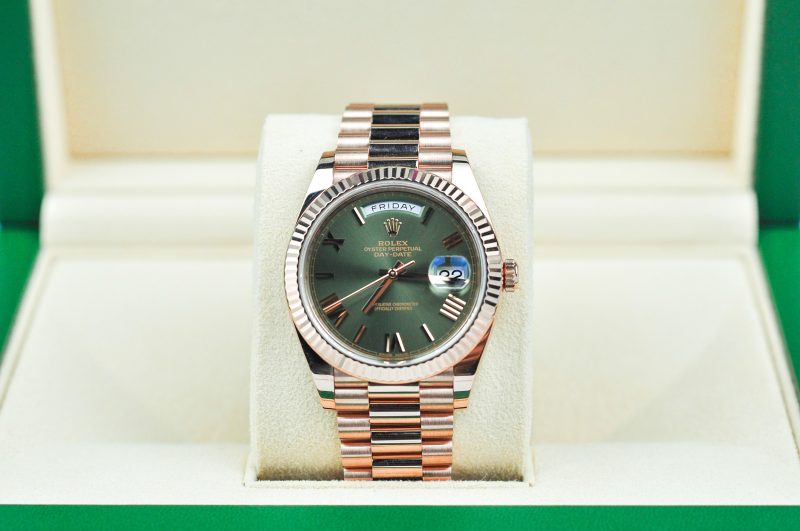 Rolex Day-Date 228235 Mặt Số Green   Like New