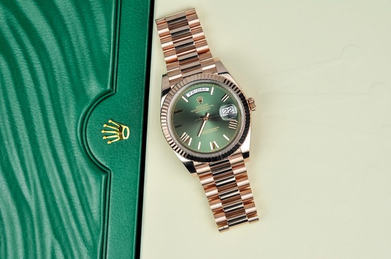 Rolex Day-Date 228235 Mặt Số Green   Like New