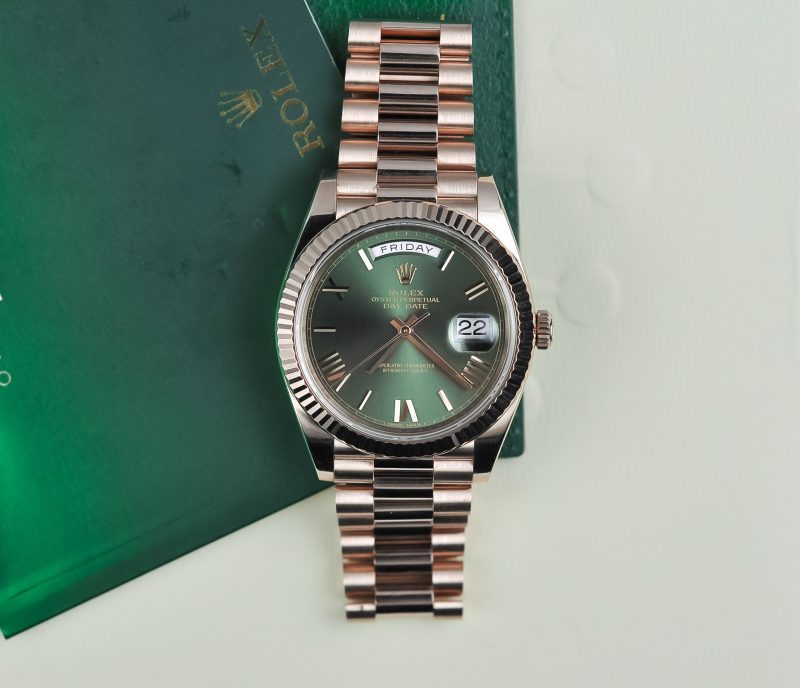 Rolex Day-Date 228235 Mặt Số Green   Like New