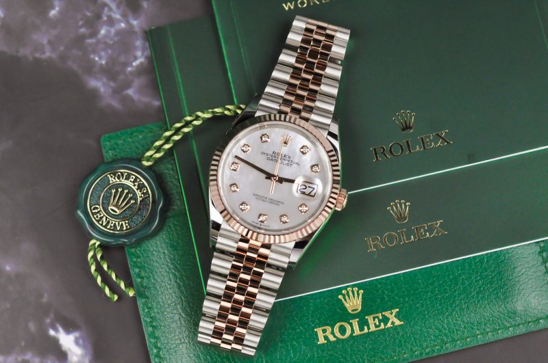 Rolex Datejust 36 126231 Mặt Số Khảm Trai    Brand new