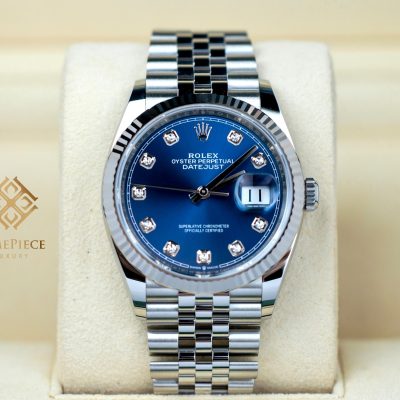 Rolex Datejust 36 126234 Mặt Số Xanh   Brand New