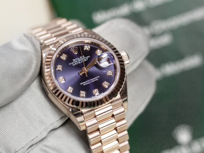 Rolex Lady-Datejust 279175 Mặt Số Tím   Brand new